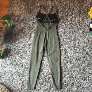 Bombshell Olive Green Jumpsuit